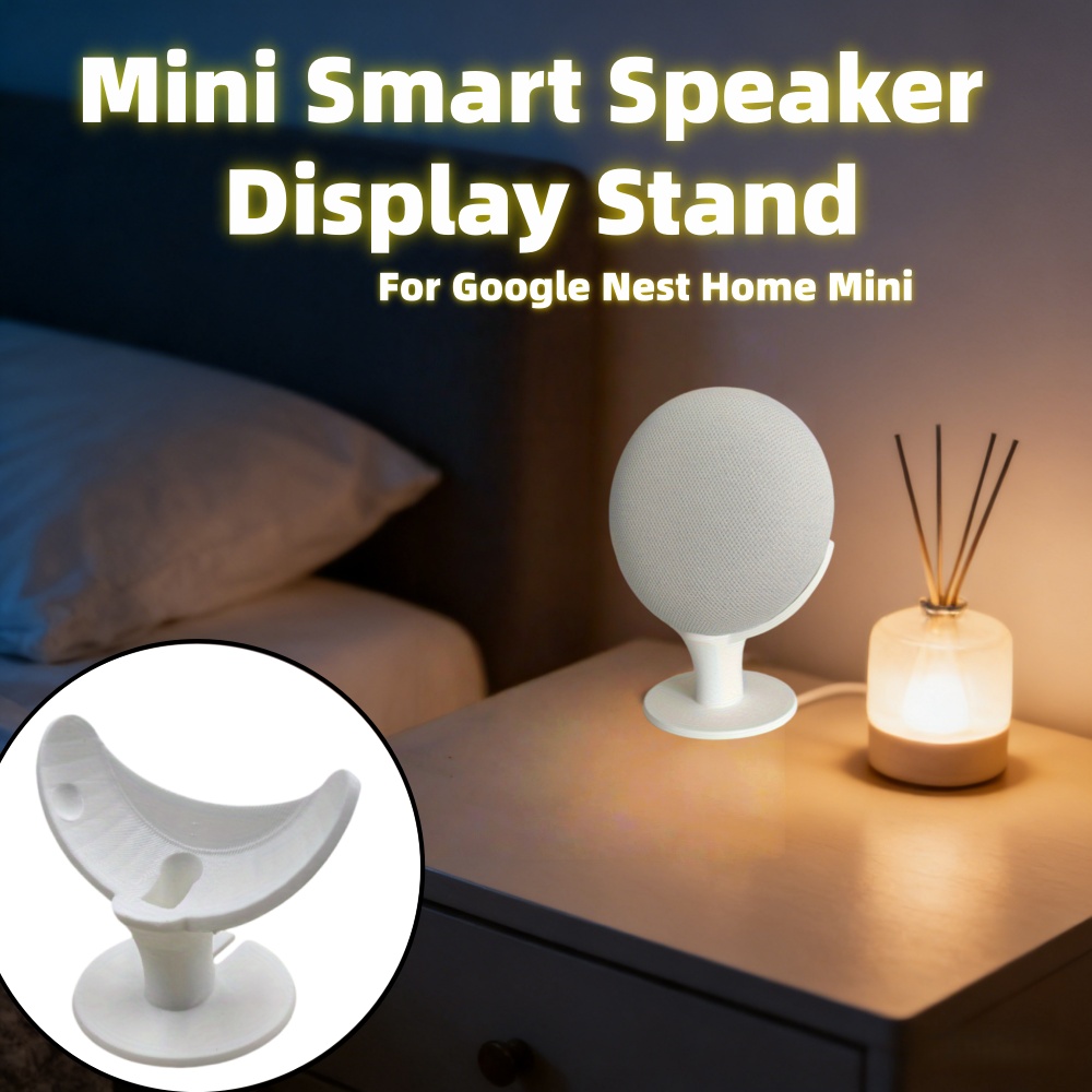 Google Speaker Nest Mini - Mini Akıllı Hoparlör Ekran Standı Ev