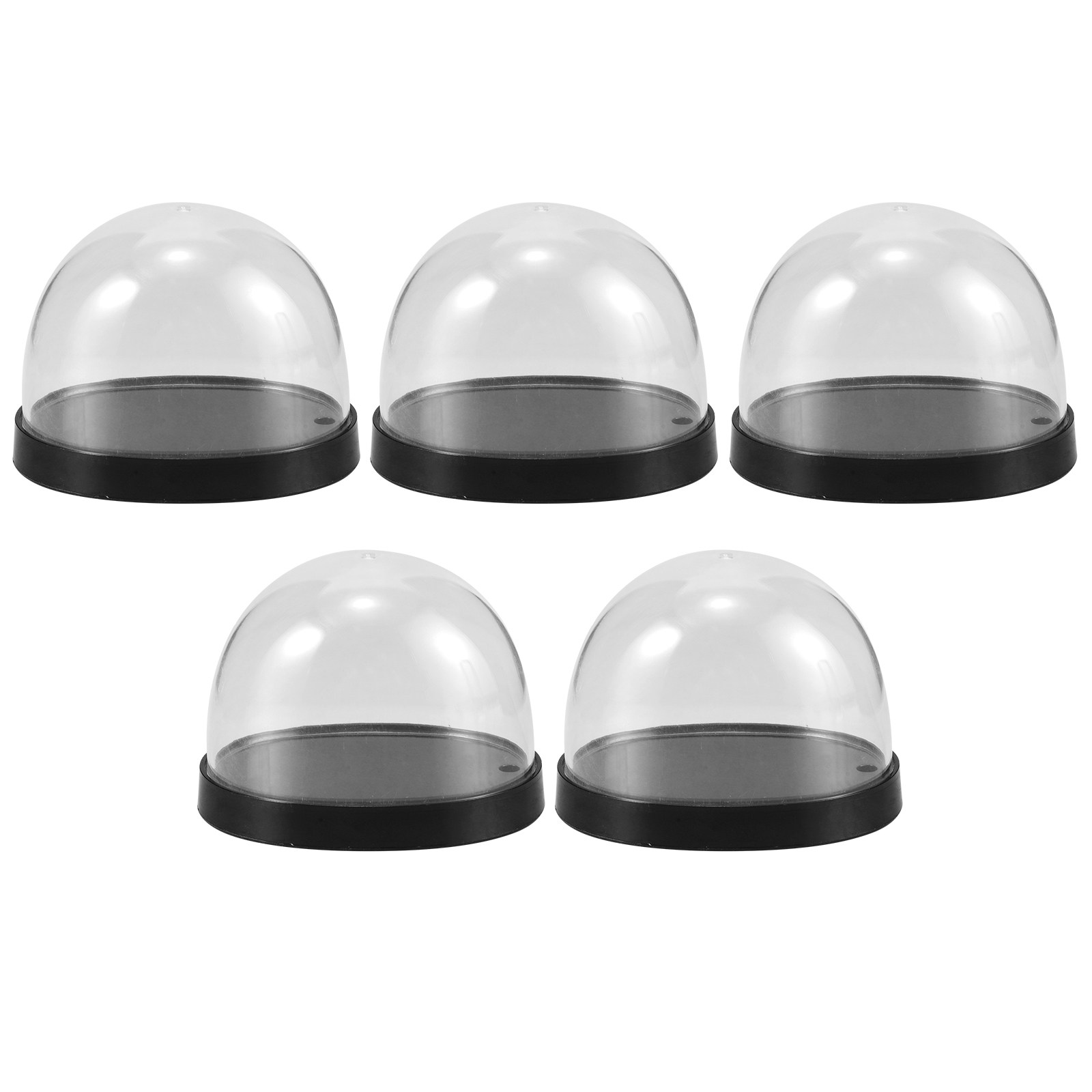 Plastic Dome Clear - 5 Set Şeffaf Plastik Kubbe Çiçek