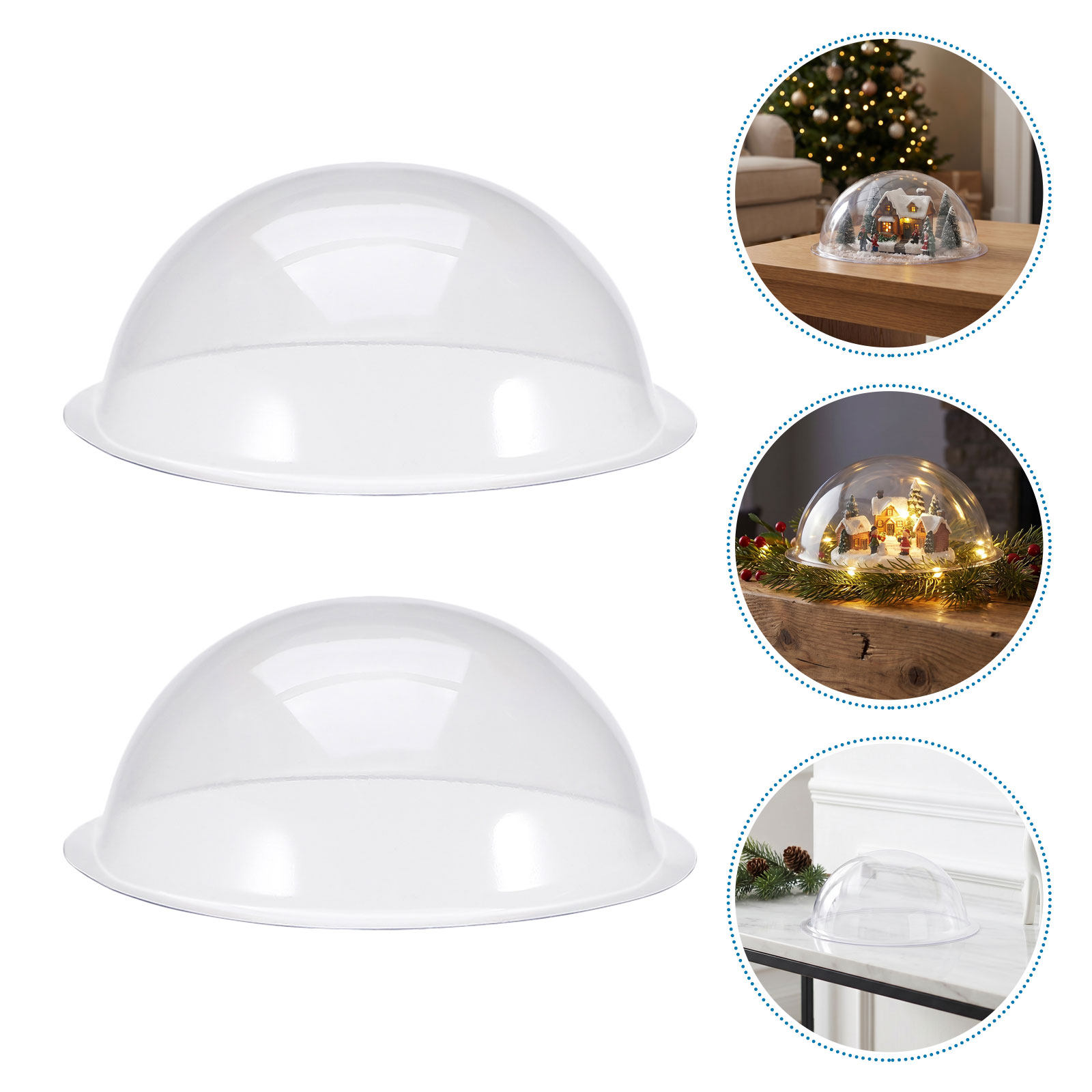 18 Adet Şeffaf Plastik Kar Kür - Plastic Dome Clear incelemesi ve fiyatı